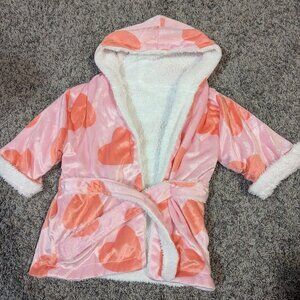 Infant girl bath robes